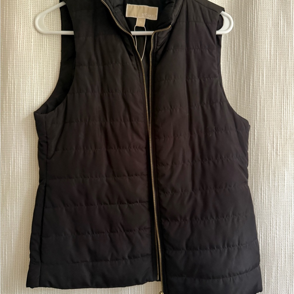Michael Kors Black Quilted Vest